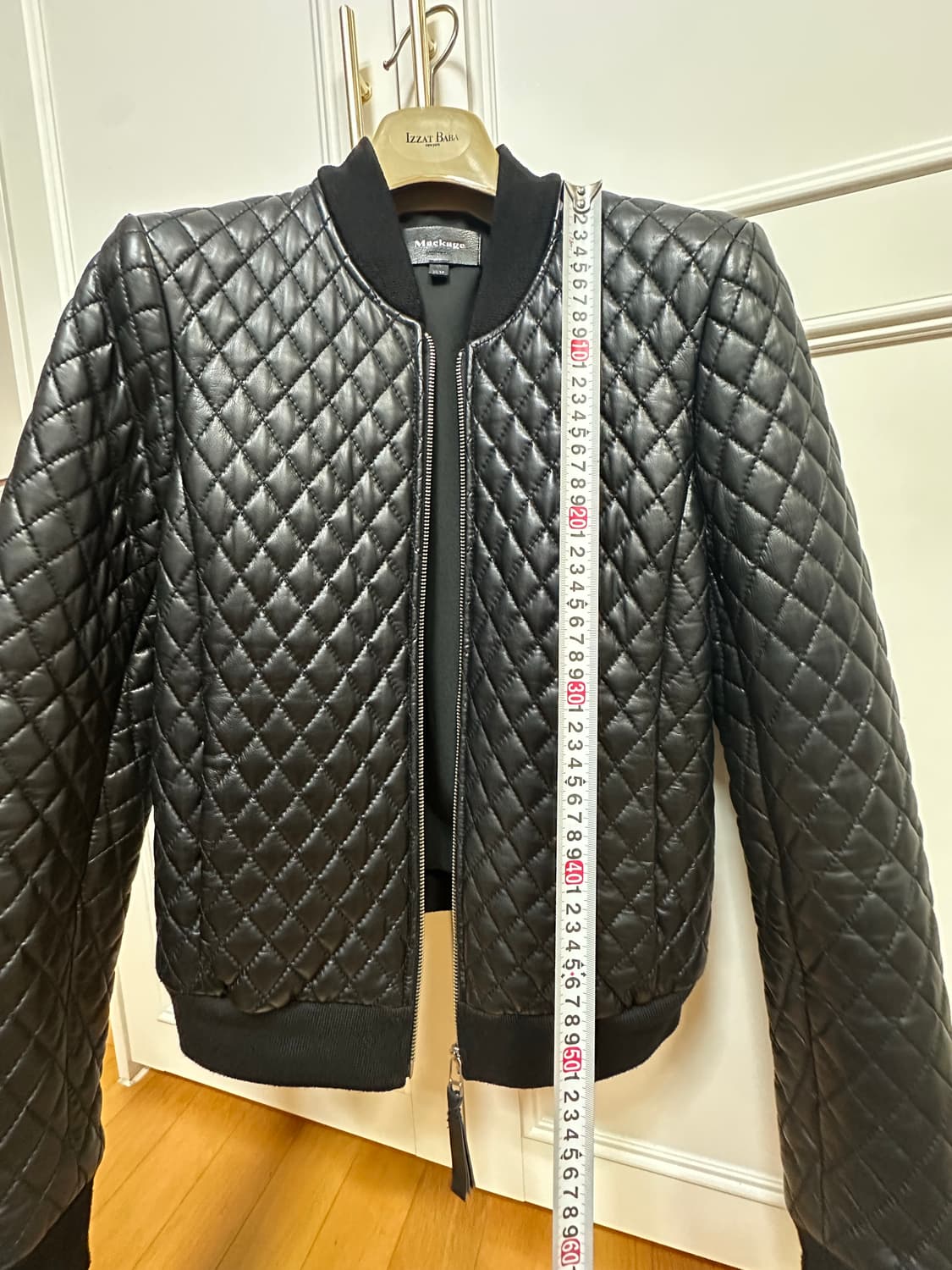 Mackage 퀼팅 봄버 램스킨 자켓 XS 상품이미지5