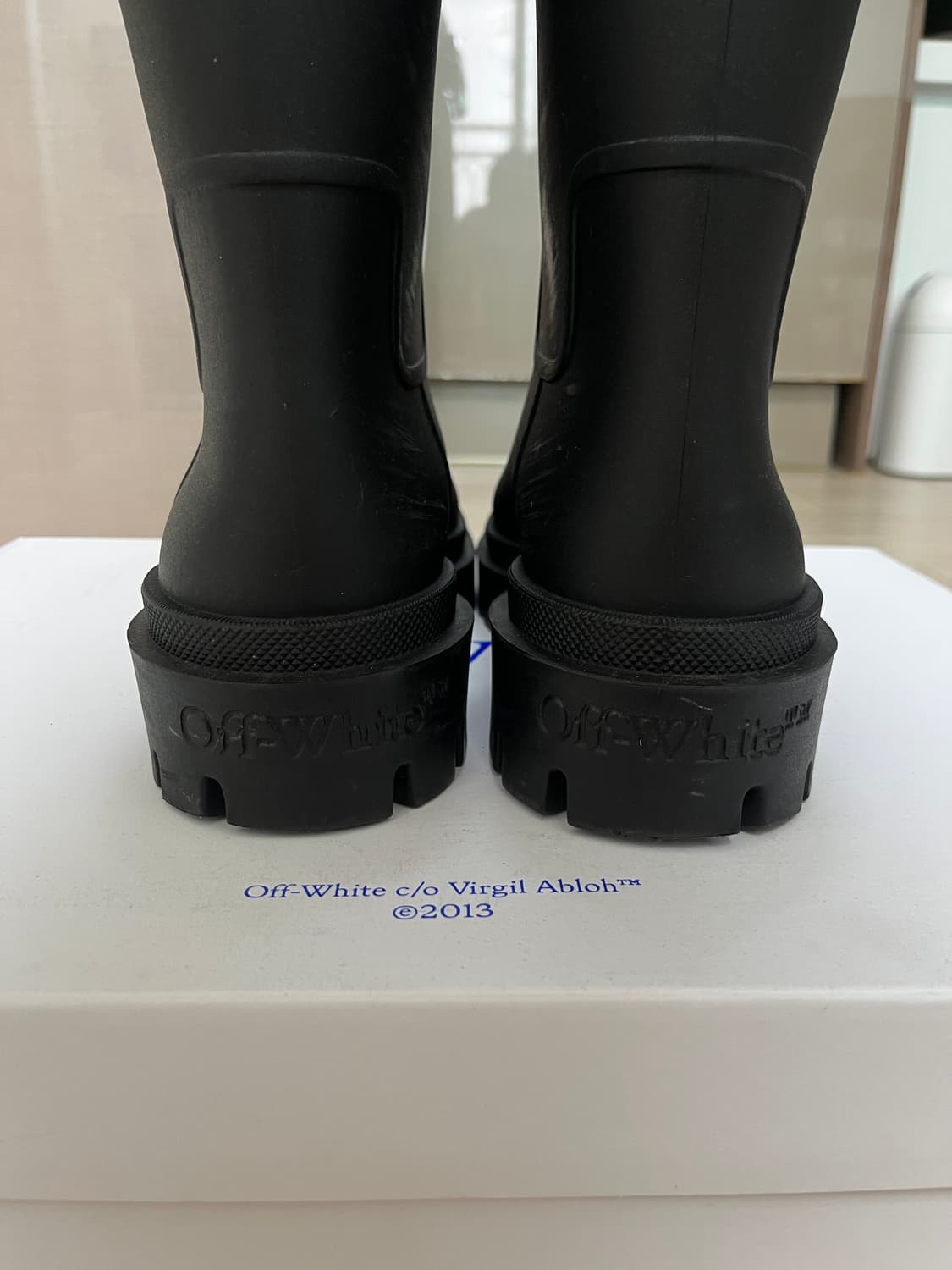 off white “for rainy days” boots 레인부츠 44 상품이미지7