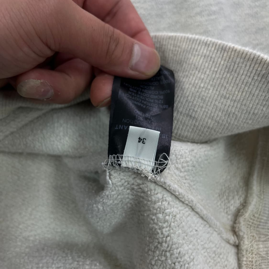 100 이자벨마랑 빅로고 후드티 상품이미지4