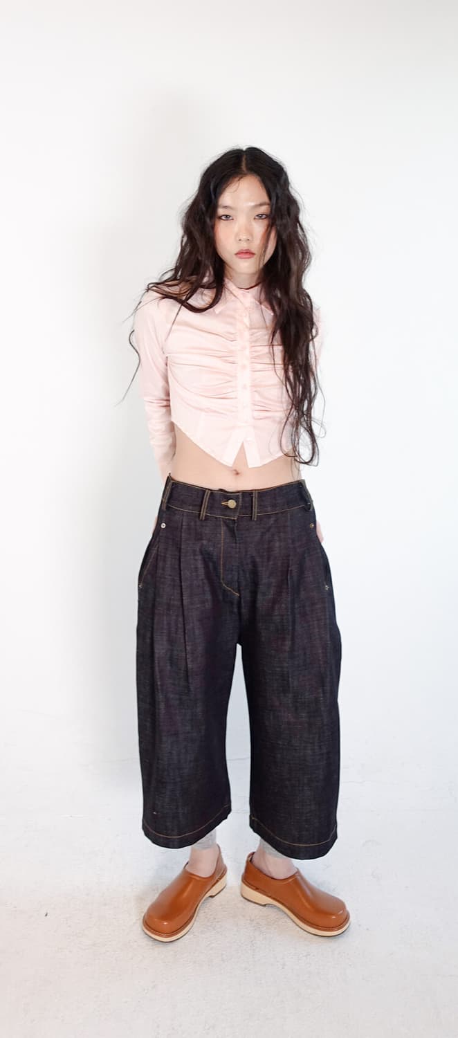 샵페어리 센터셔링 블라우스 상품이미지1