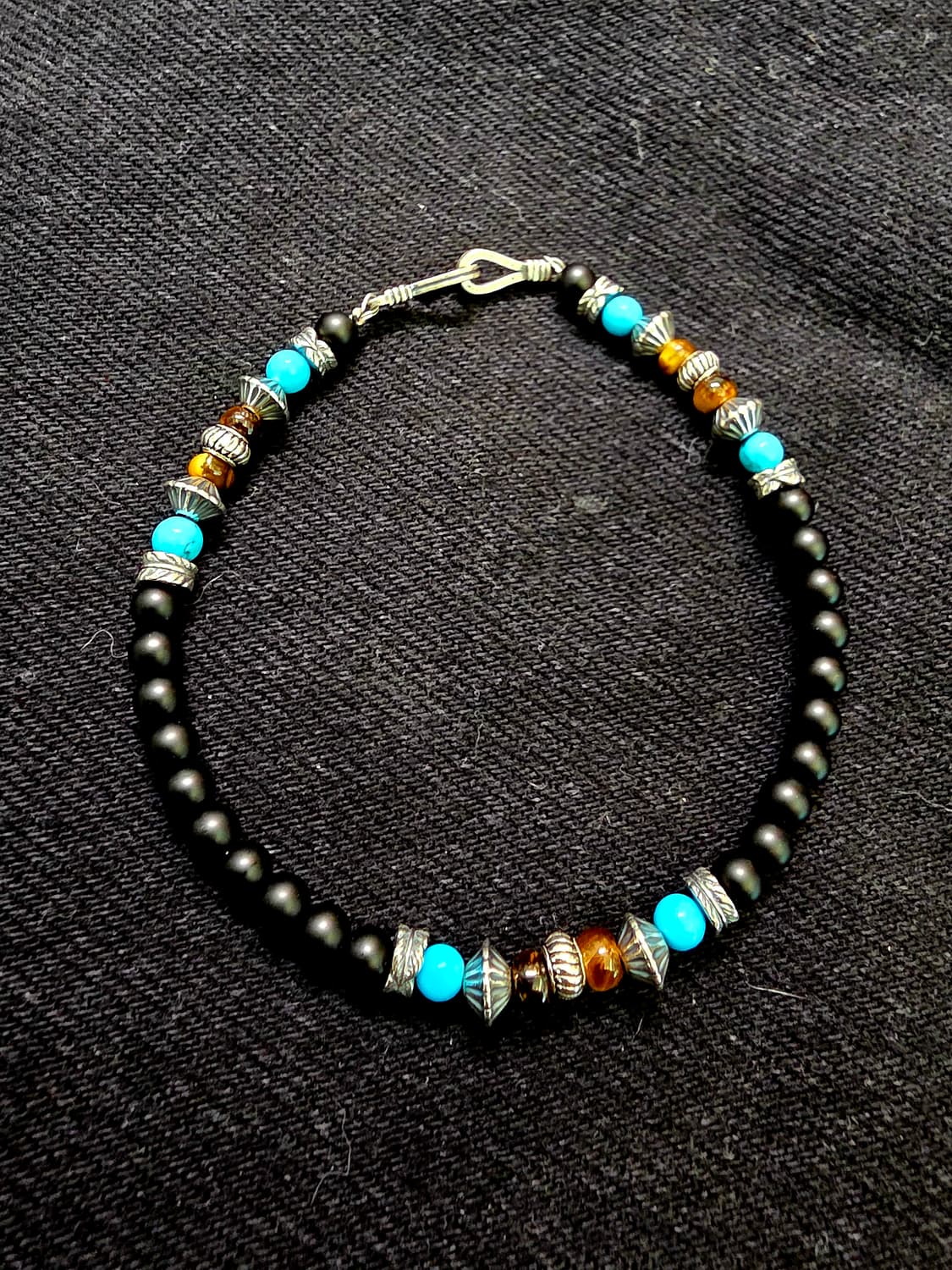 3Cross  silver925 onxys 3 point bracelet 상품이미지4