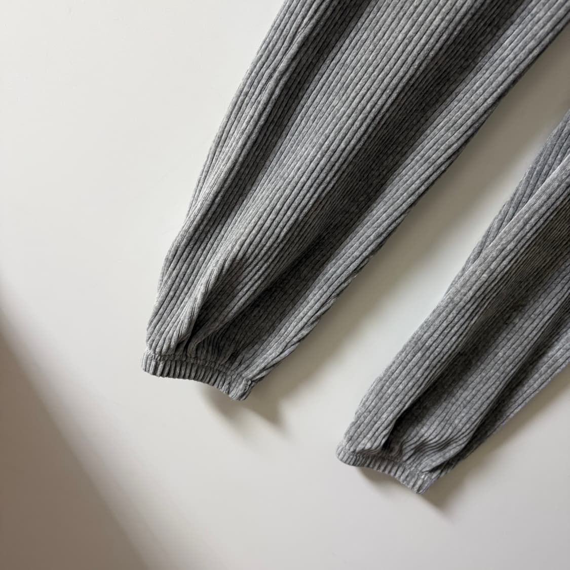 새상품 여자 벨벳 조거팬츠 (그레이) 상품이미지3