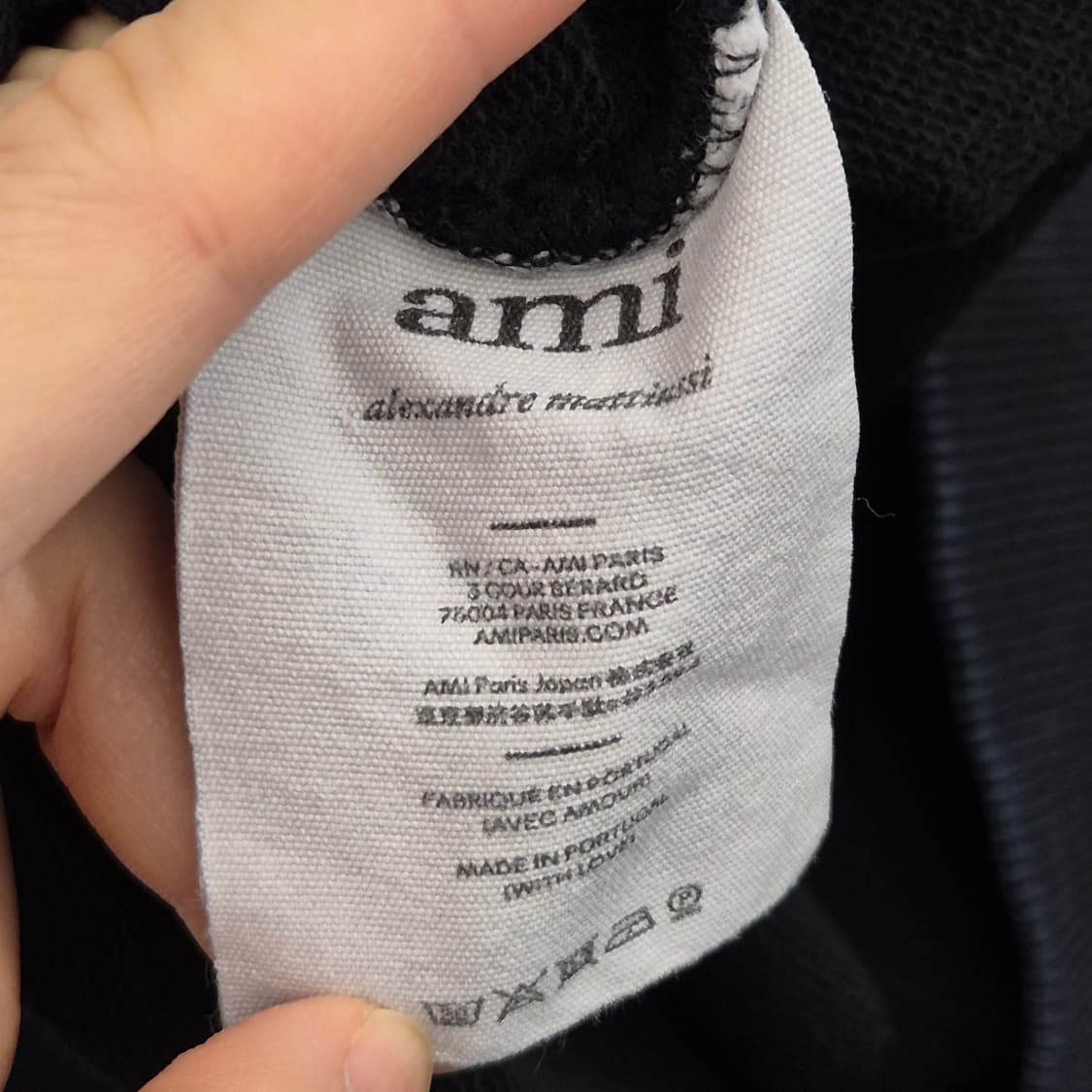 아미 스몰 하트 로고 맨투맨 S 상품이미지6