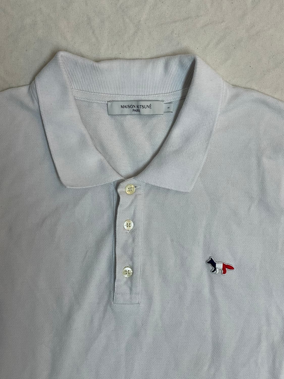 메종키츠네 카라 반팔티 상품이미지6