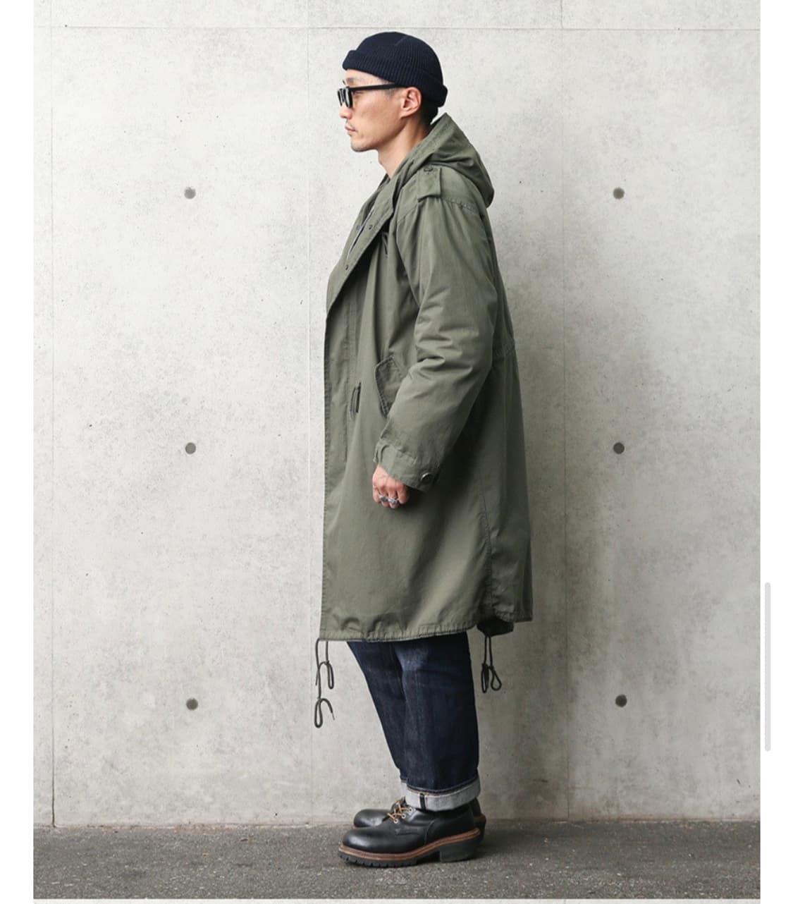 Houston Japan  m-51 hooded parka size m 상품이미지3