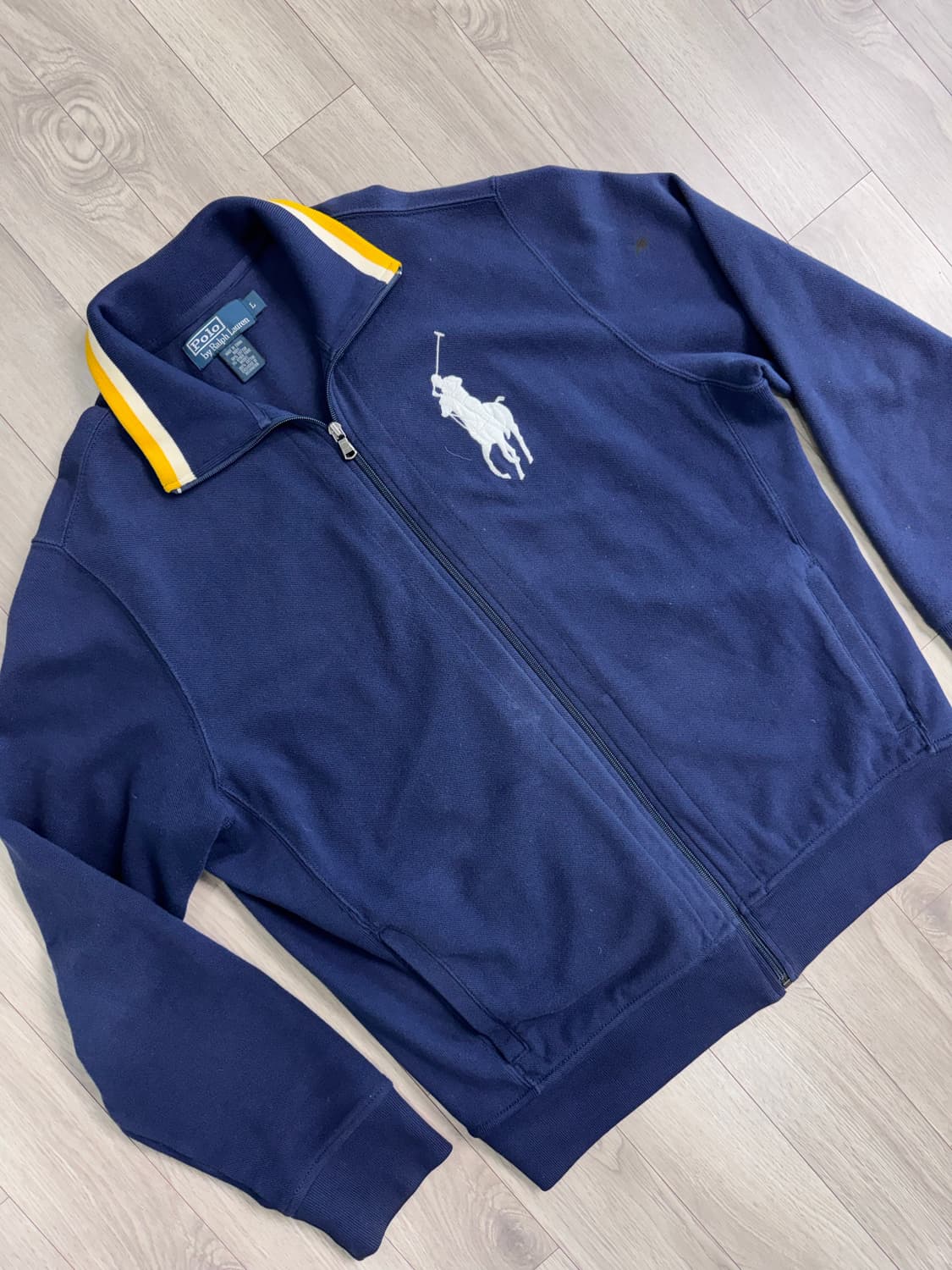 폴로 랄프로렌 빅포니 네이비 코튼 집업 상품이미지2