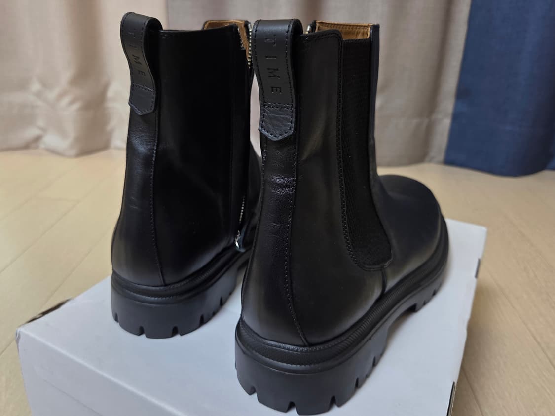 [정품] 타임옴므 23FW 남성 첼시부츠 블랙 270 size 상품이미지5