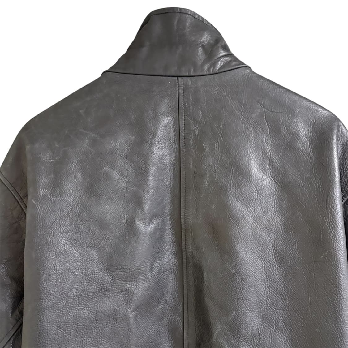 올드갭 풀집 리얼 레더 자켓 블랙 상품이미지6