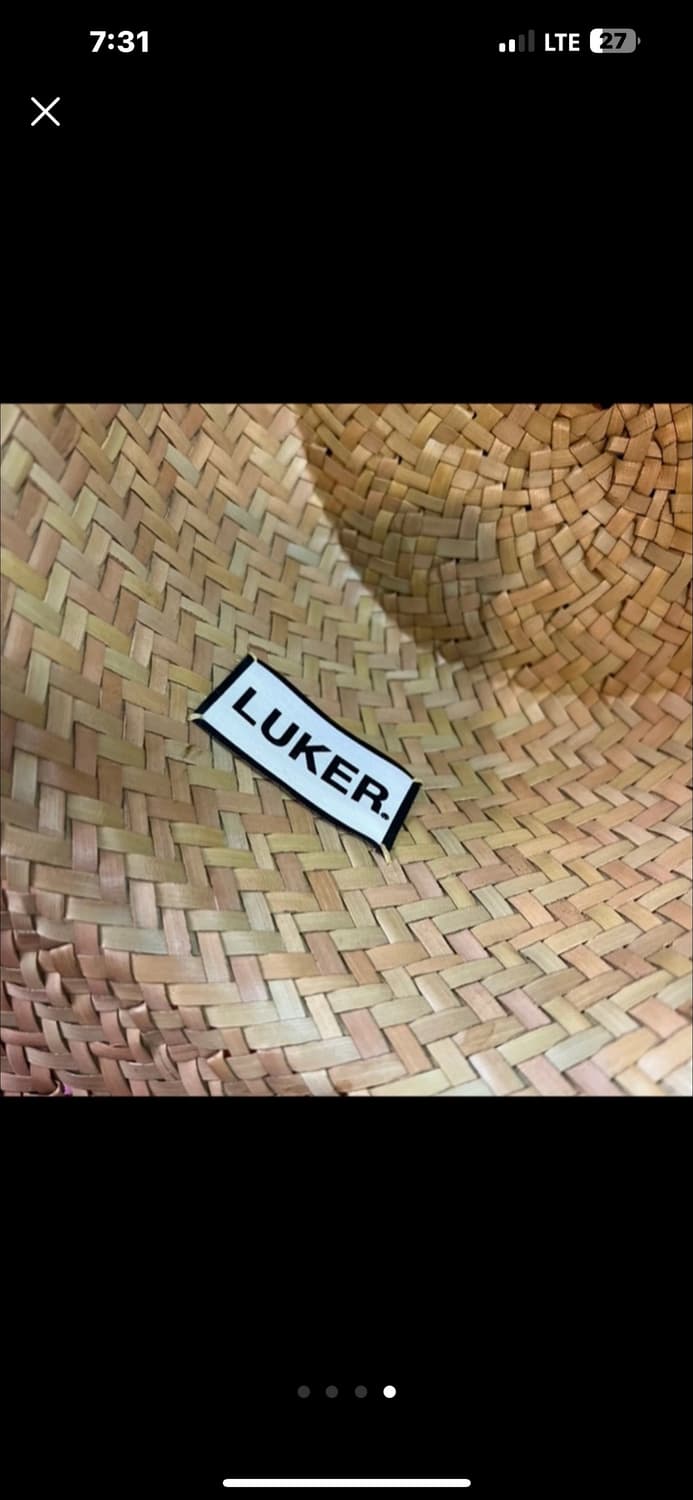 네이버후드 luker 밀짚모자 상품이미지4