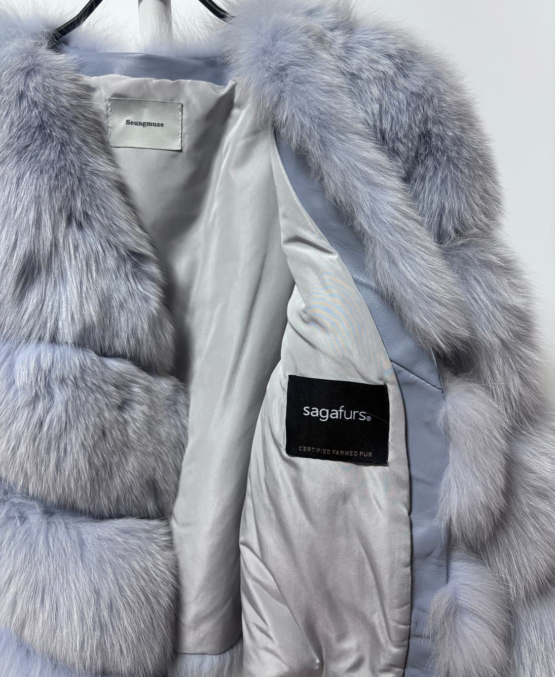 승뮤즈 100% 사가폭스 퍼자켓 상품이미지3