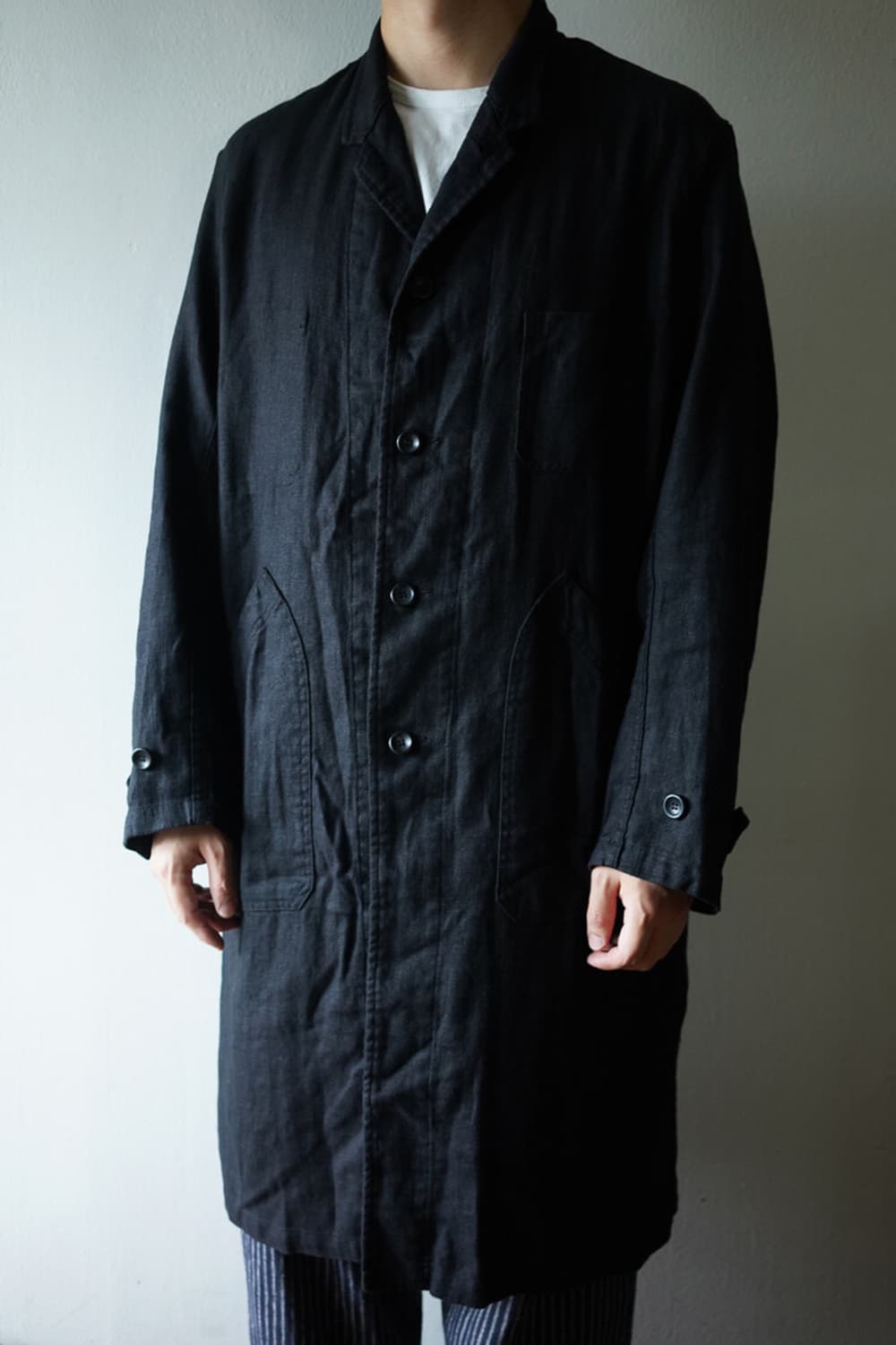 WARDROBE 41 POET HERRINGBONE COAT L 상품이미지4