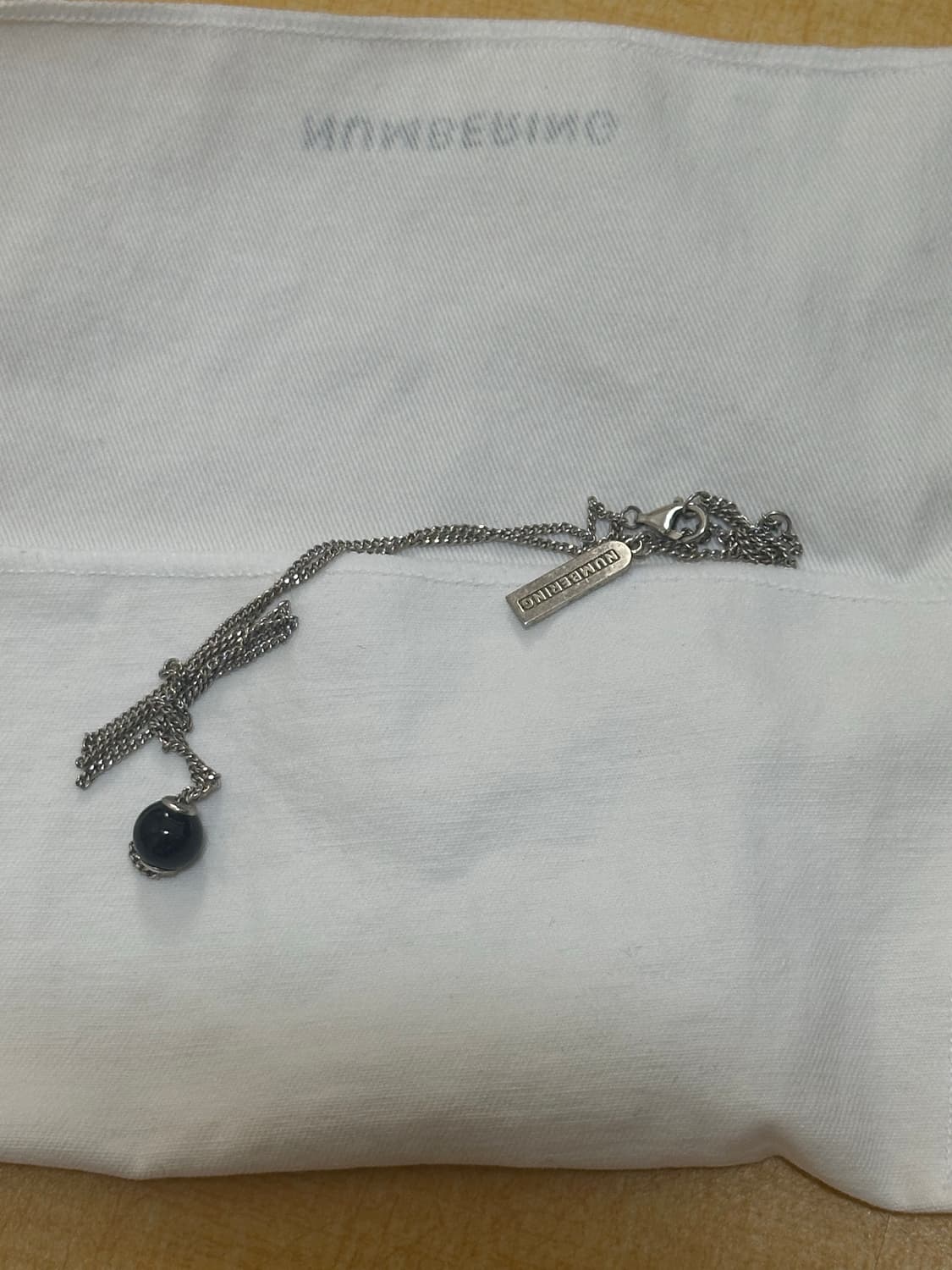 넘버링 7821 목걸이 블랙 os 상품이미지3