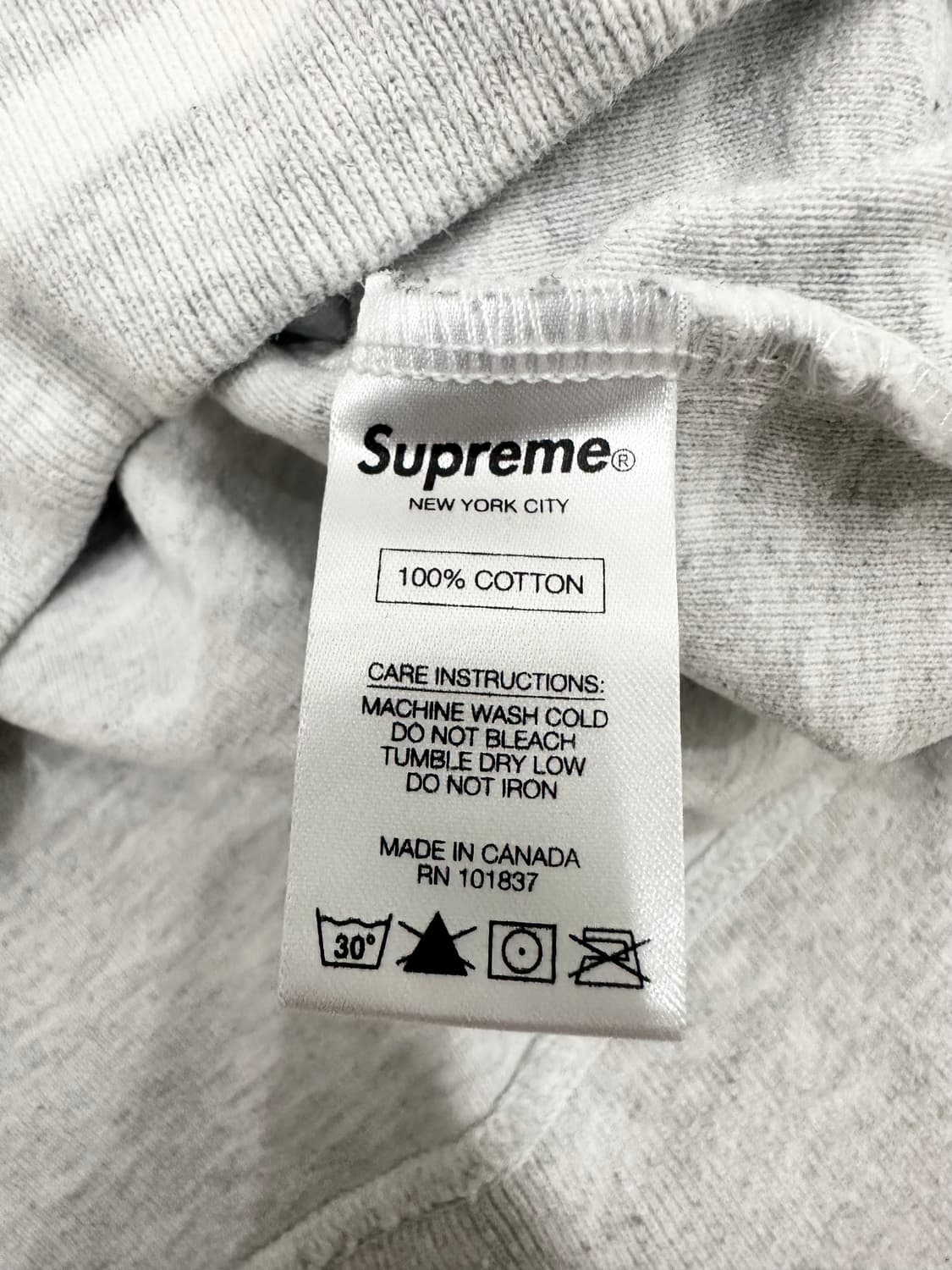 슈프림 ss18 리버스 플리스 후드티 상품이미지8