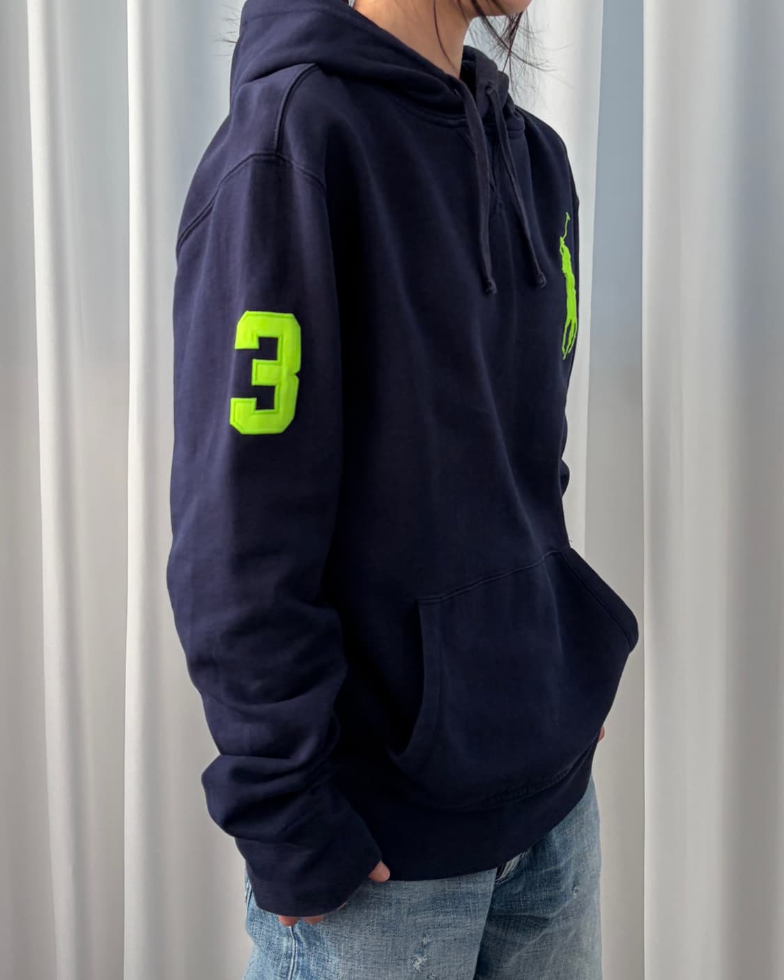 [M]폴로 랄프로렌 빅포니 치프키프 후드티 navy 상품이미지2