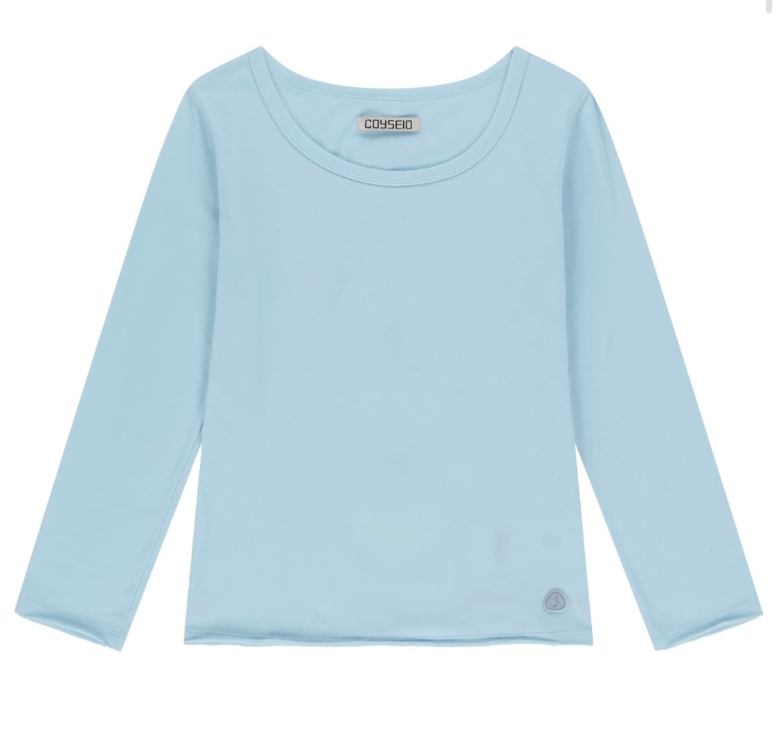 BACK CIRCLE CAPRI SLEEVES SKY BLUE 상품이미지1