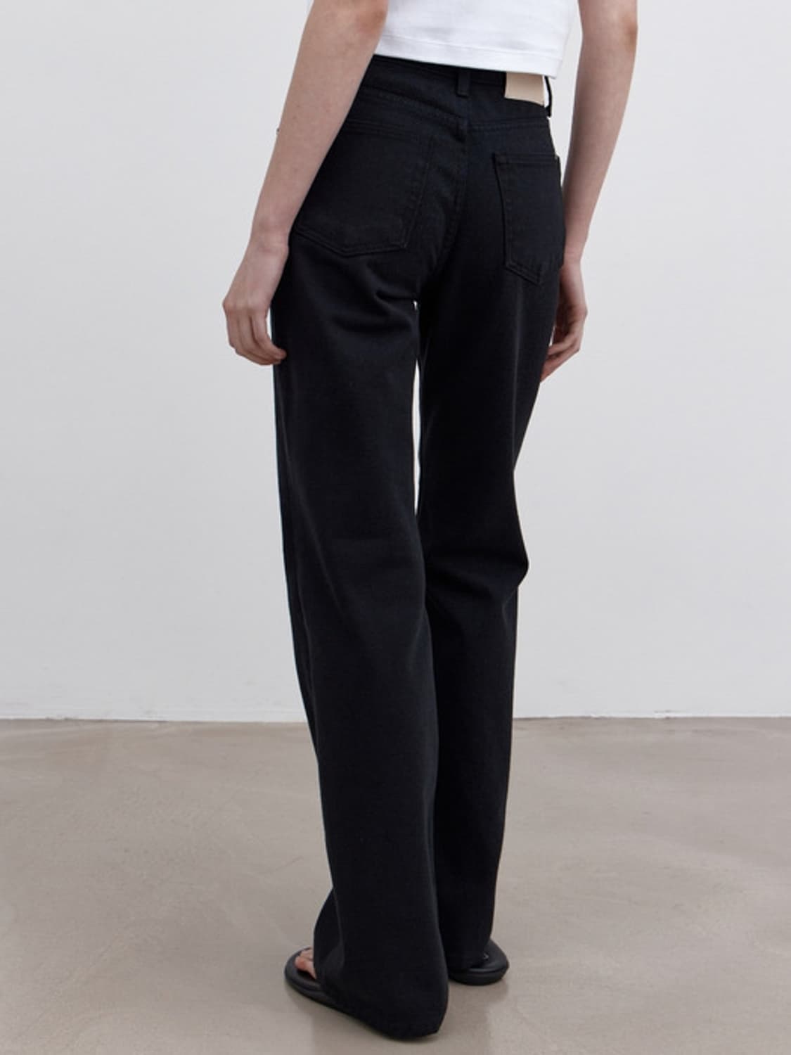 어스 레귤러 플레어진 블랙 상품이미지2