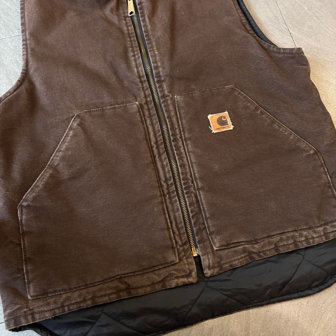칼하트 정품 덕 캔버스 조끼 상품이미지6