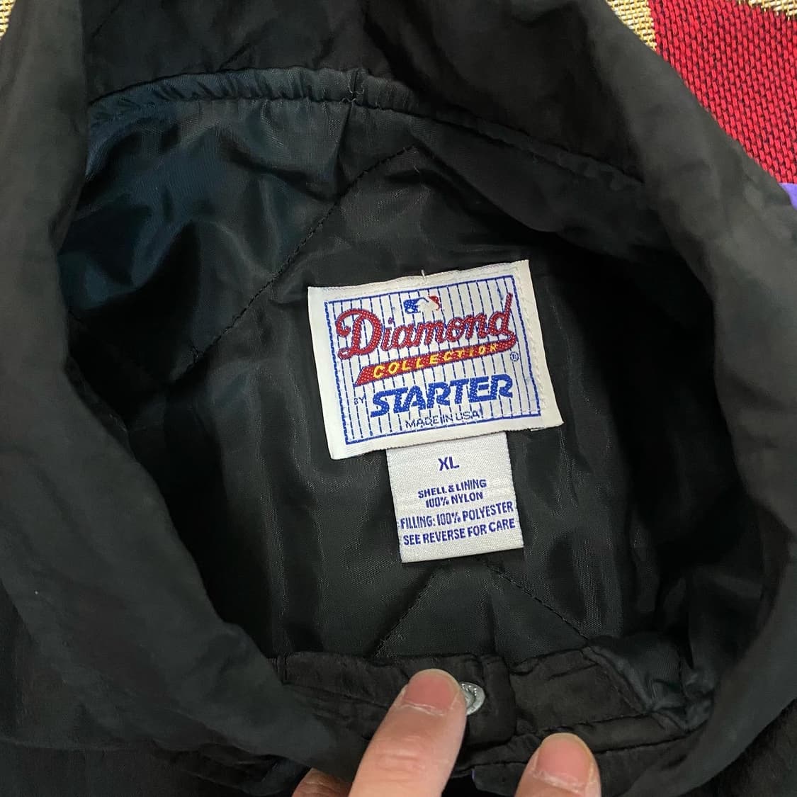 90s OLD STARTER SATIN BOMBER 상품이미지5