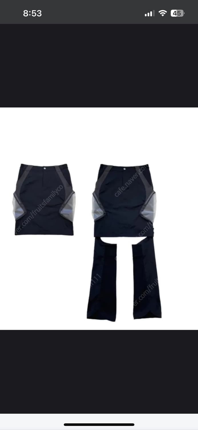 지초이 카고스커트팬츠 상품이미지2