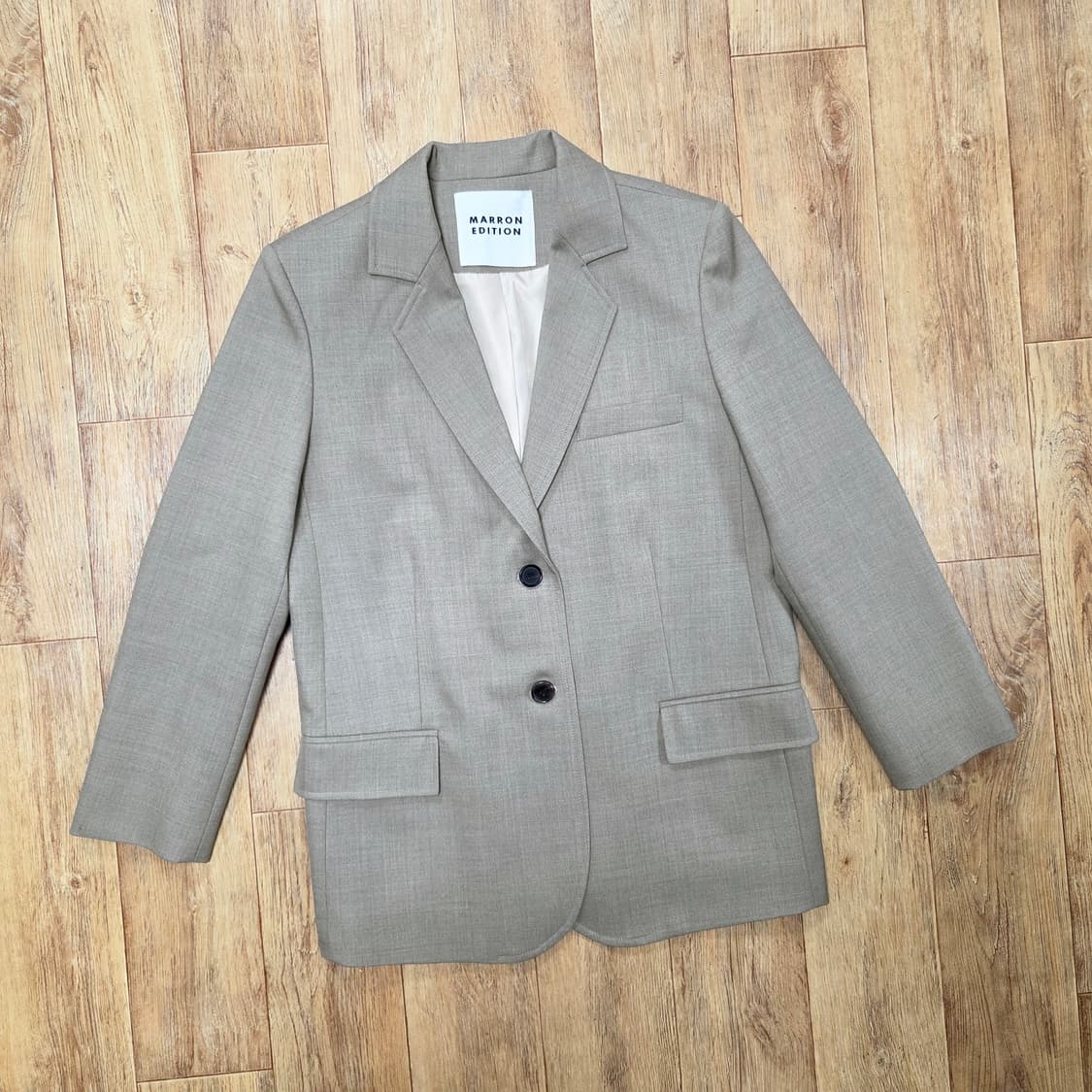 마론에디션(MARRON EDITION) 얼티메이트 그레이 싱글자켓 새상품 상품이미지6