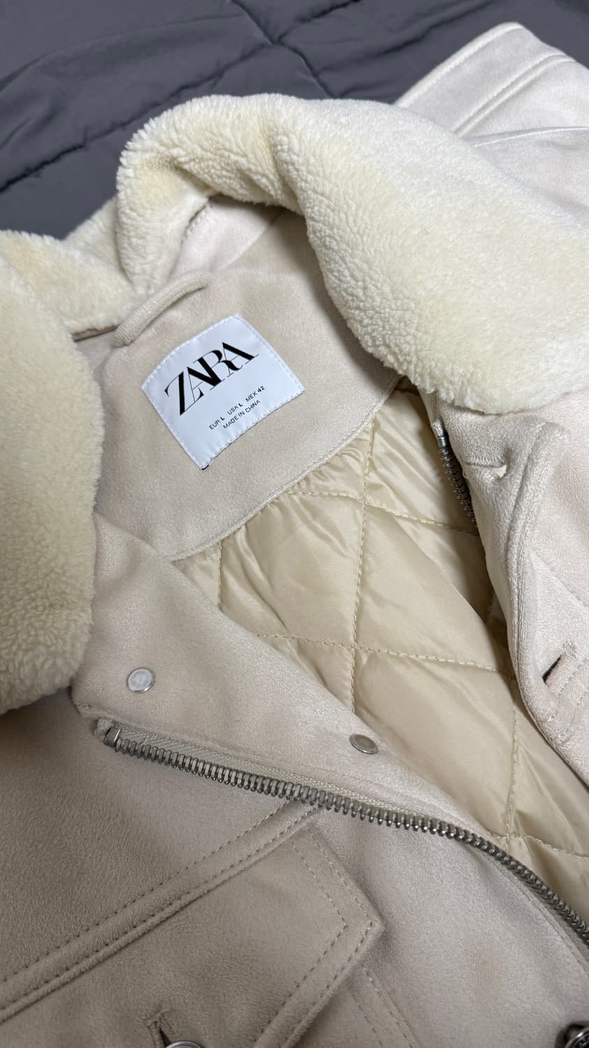 자라 퍼 자켓 상품이미지3