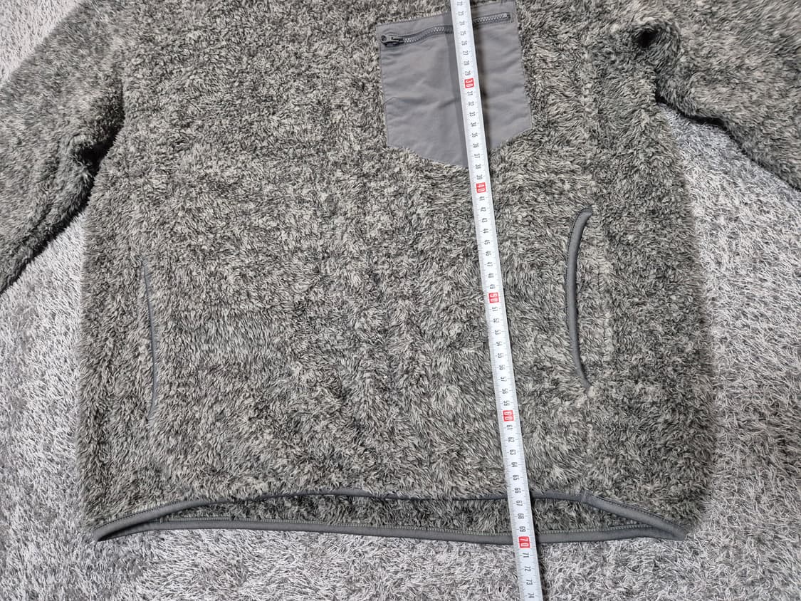 유니클로 남성 숄더 스냅버튼 플리스 티 L 상품이미지9