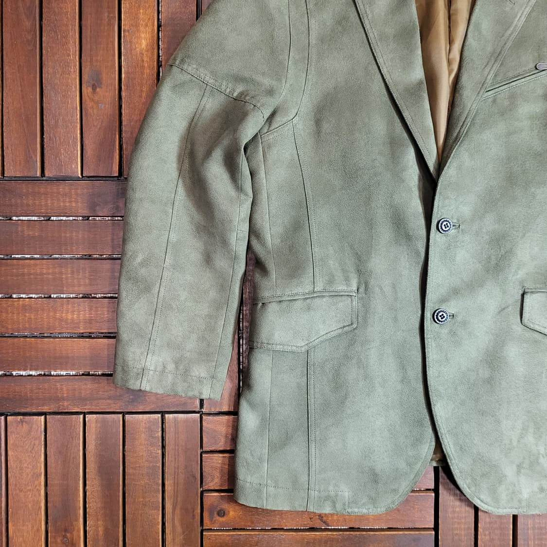 G-stage 스웨이드 테일러드 자켓 (L) 상품이미지4