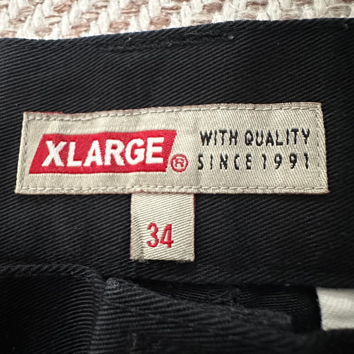 X-LARGE work pants black 상품이미지3