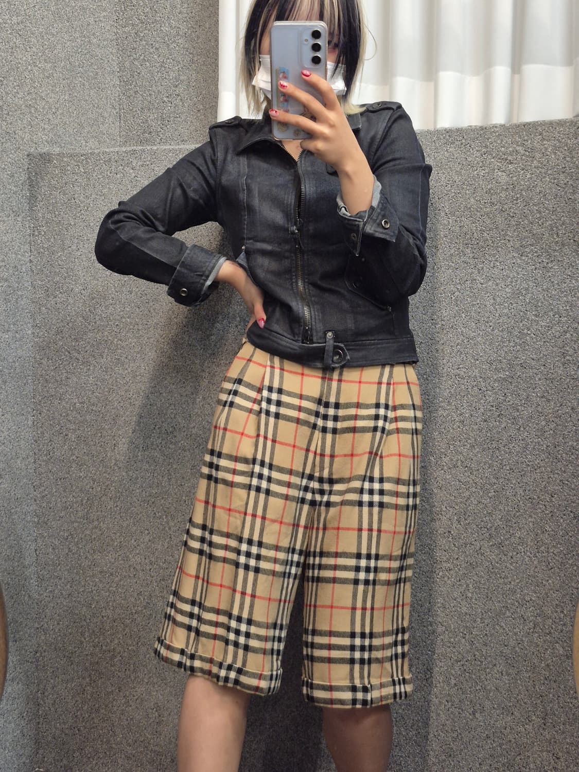 BERBURRY CHECK MIDI PANTS 상품이미지2