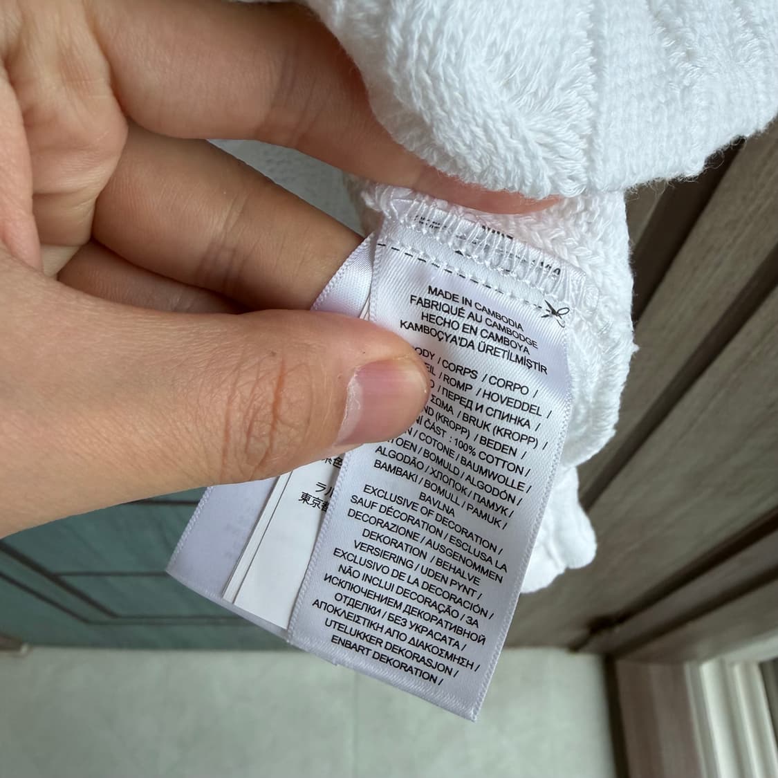 [새상품]폴로 랄프로렌 자수로고 케이블 반팔 니트 화이트 S,M 상품이미지5