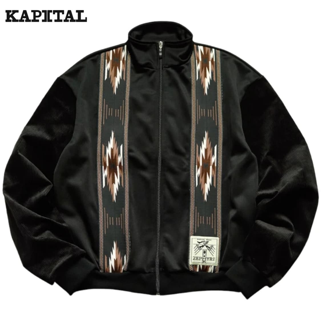 캐피탈 스무스 저지 코치 제피르 트랙 자켓 블랙  상품이미지1