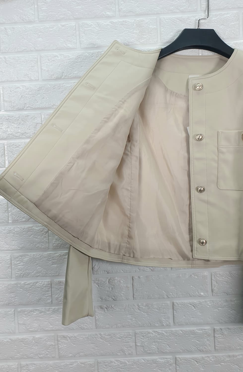 [55]자주 페이크 레더 자켓 (새상품) 상품이미지5