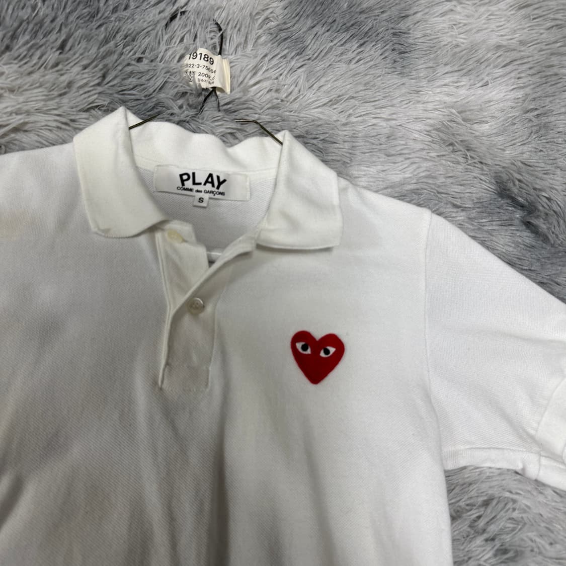 꼼데가르송 반팔 Pk티 S사이즈 상품이미지2