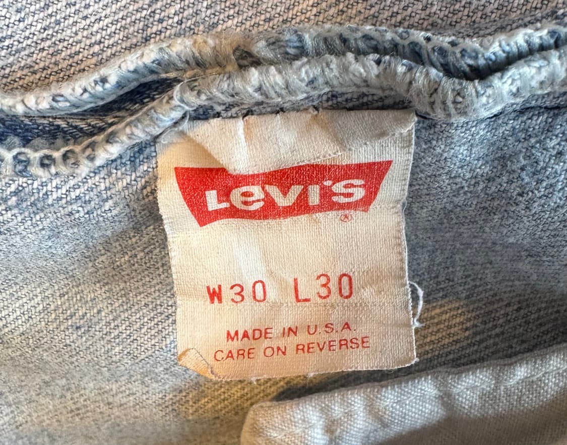 USA 빈티지 리바이스 501 데님 30(28~29) (631) 상품이미지5