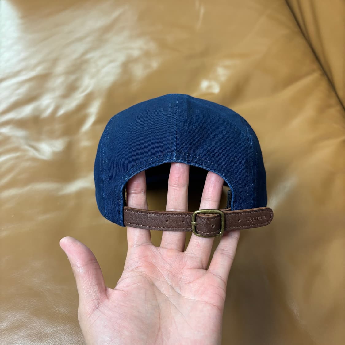 Supreme 슈프림 워시드 인디고 네이비 캠프캡 모자 (Navy) 상품이미지7