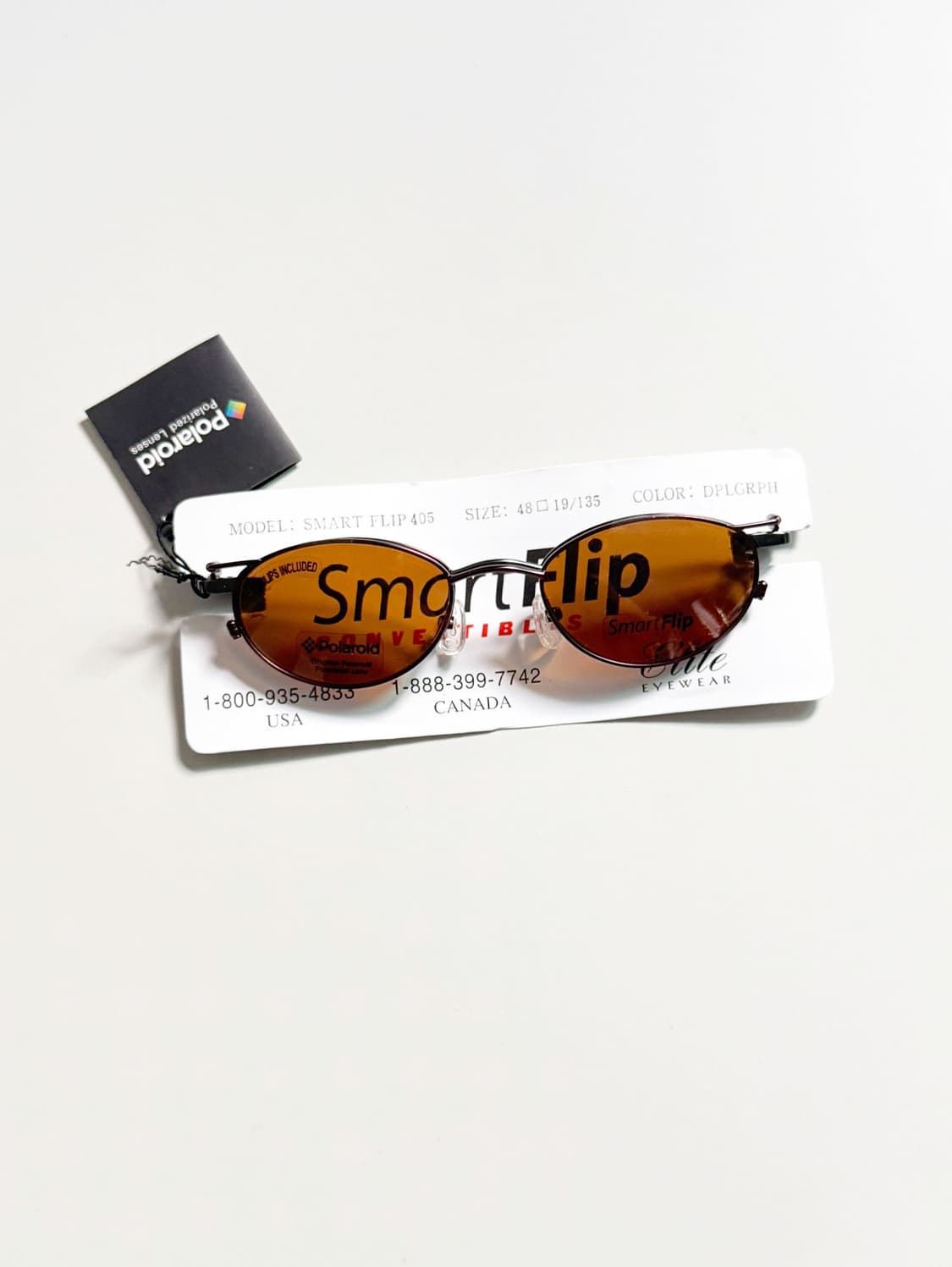 미국제 ELITE 클립온 슬림 오벌 프레임 빈티지 안경 상품이미지2