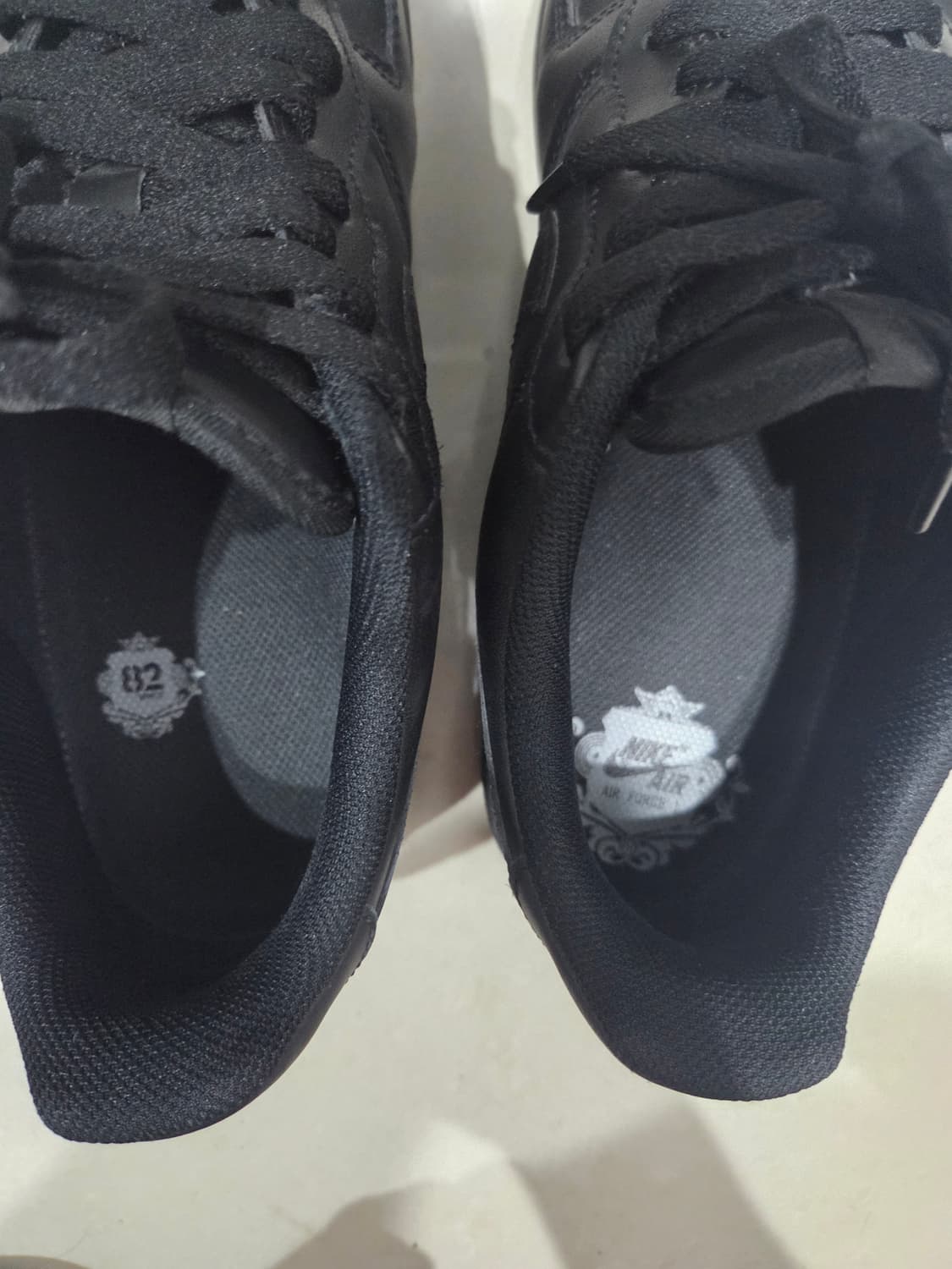 나이키 에어포스 1 07 로우 트리플블랙 280 CW2288-001 올검 상품이미지2