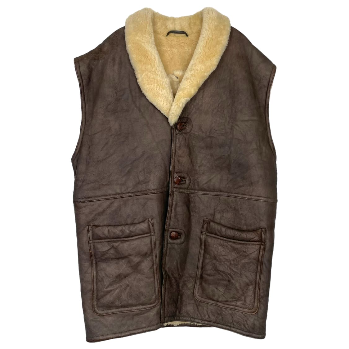 빈티지 무스탕 베스트 자켓 코트 상품이미지1