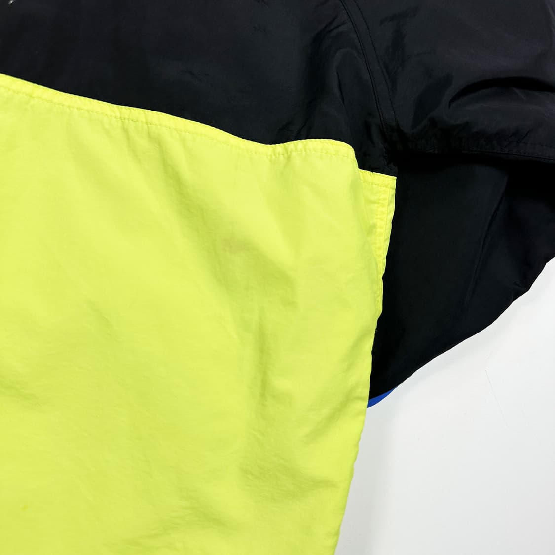 디스이즈네버댓 디네댓 우븐 아노락 형광 실측M 상품이미지8