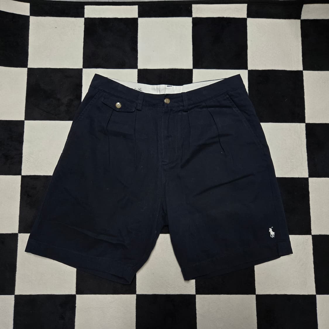 30 폴로랄프로렌 x 빔즈 하프 쇼츠 네이비 상품이미지1