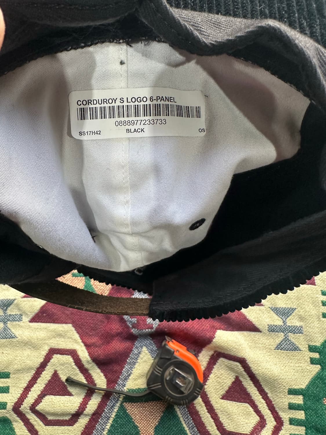 슈프림  s로고 코듀로이 볼캡 상품이미지4