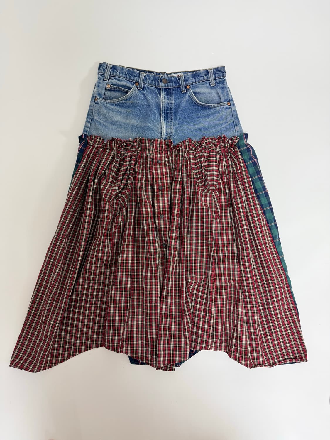 일본 빈티지 리메이크 스커트 상품이미지1