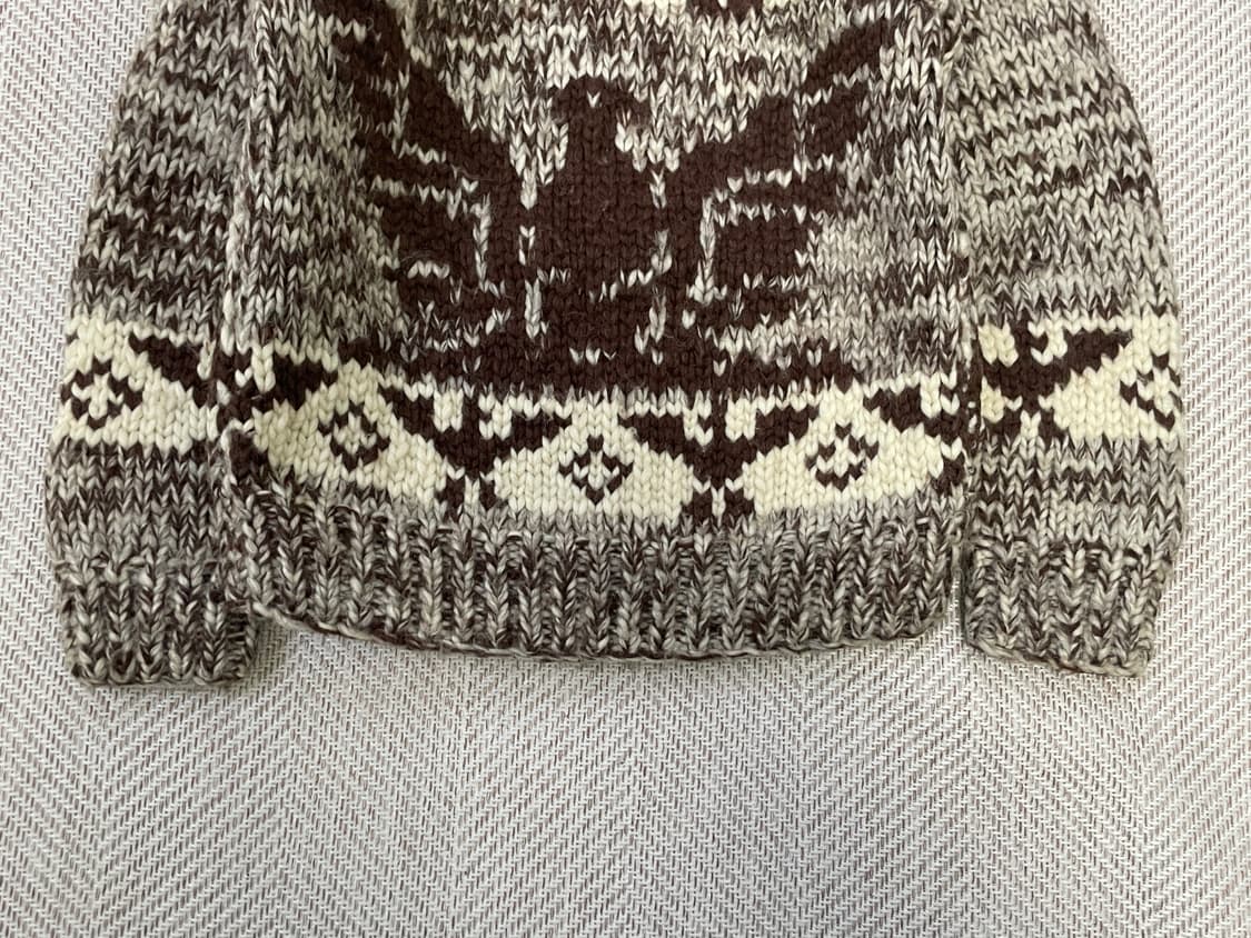 빈티지 캐나다 헤비 코위찬 니트 집업 J03585 상품이미지8