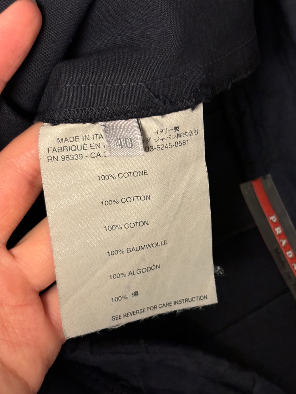 프라다 미디 플리츠 스커트 상품이미지5