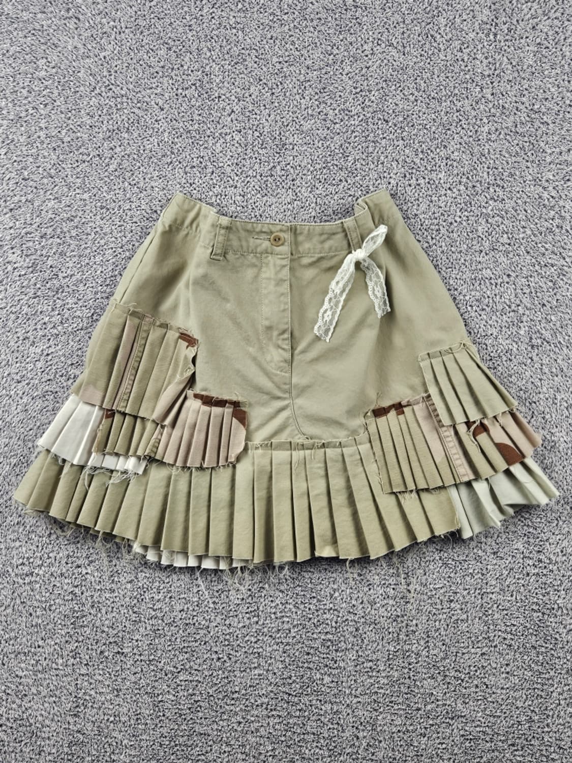 빈티지 리워크 리빌딩 커스텀 레이어 스커트 ( OS ) / 9028 상품이미지1