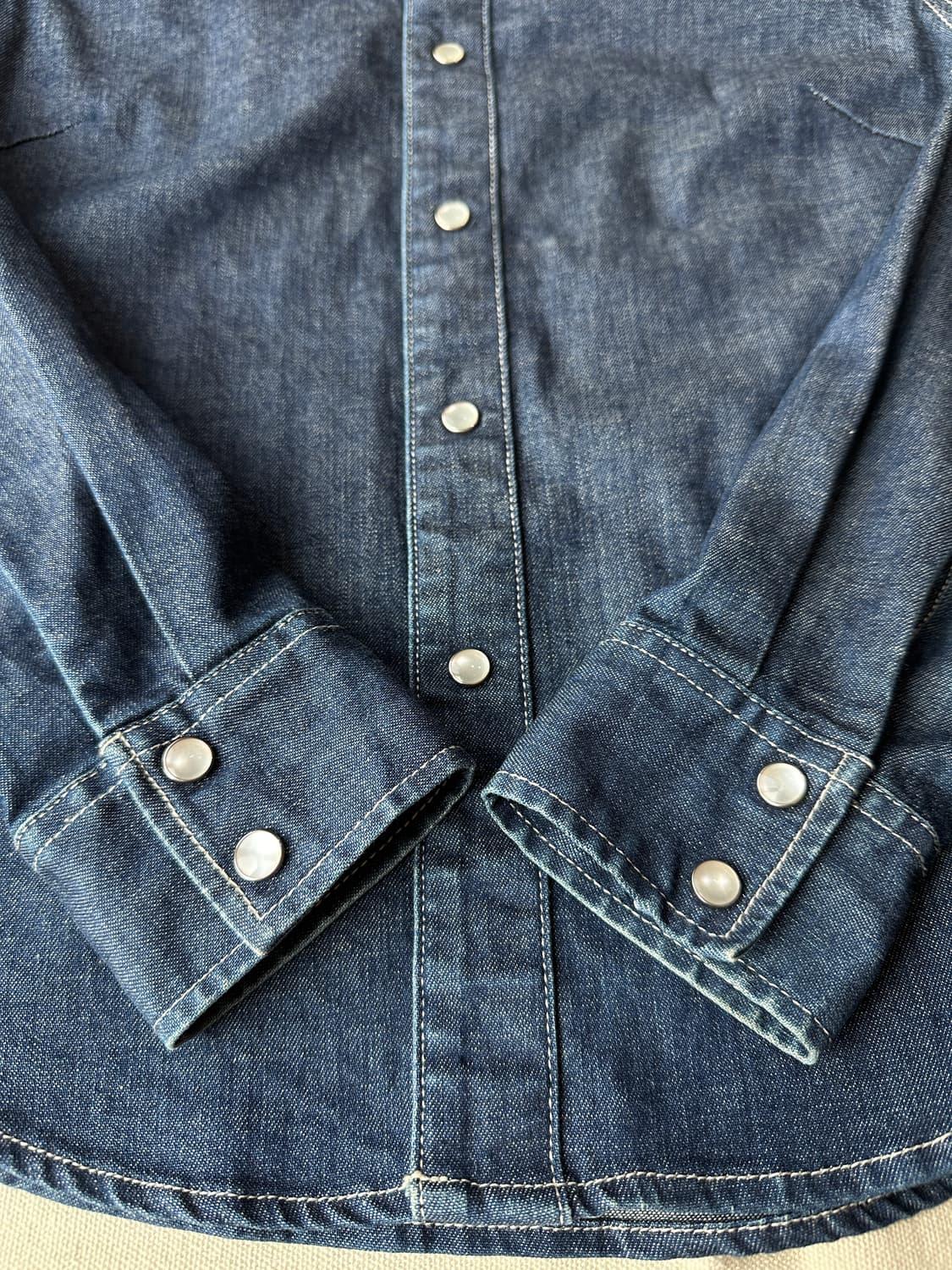 리바이스 웨스턴 데님셔츠 여성용 M 상품이미지6
