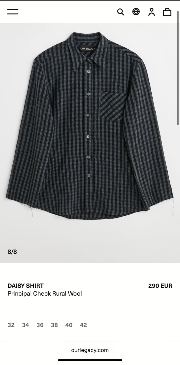 Our Legacy daisy shirt 상품이미지5