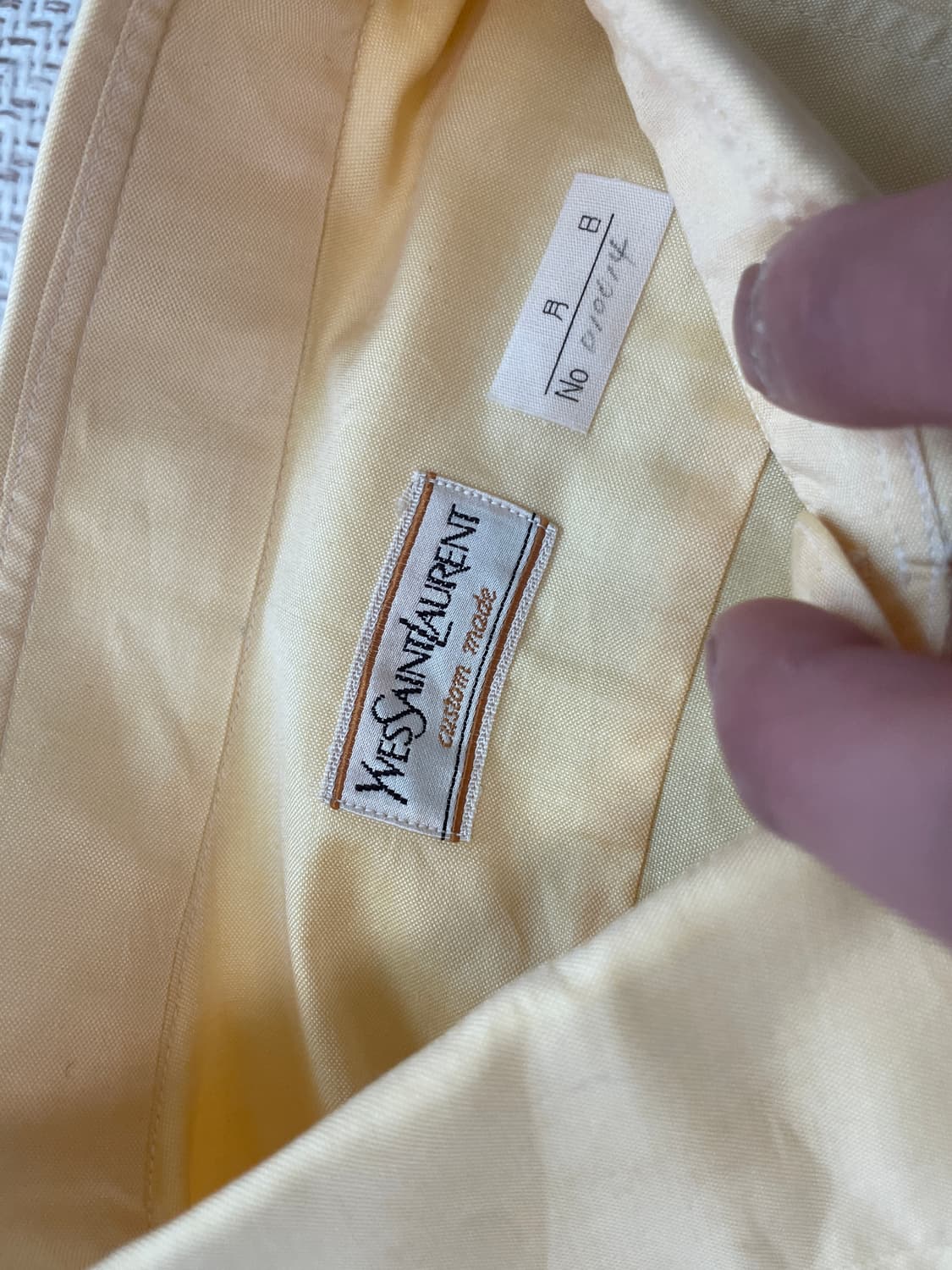 이브 생로랑 커스텀 메이드 클래식드레스 셔츠 J04130 상품이미지4