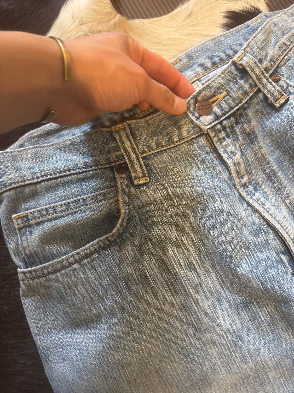 Wrangler 랭글러의 클래식 연청 데 상품이미지5