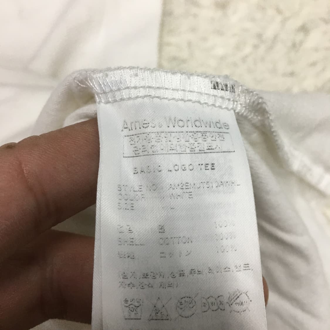 아메스 미들로고 반팔티 FF11 상품이미지3
